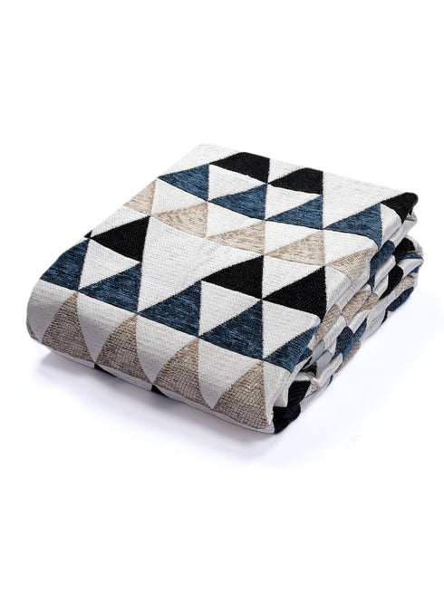 HILL Polyester Cotton Sofa Throw-Cover