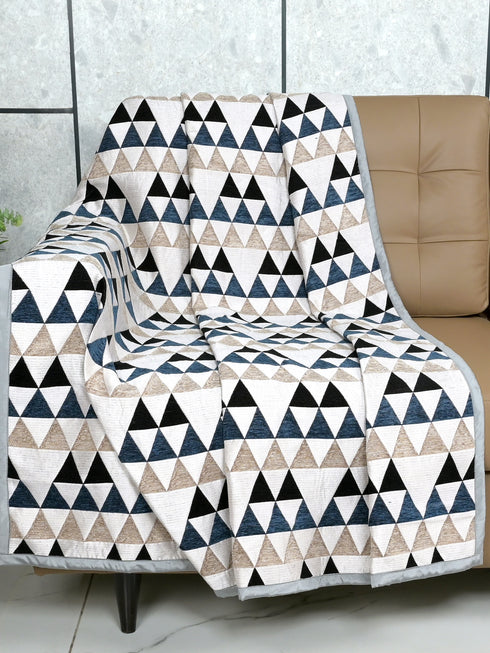 HILL Polyester Cotton Sofa Throw-Cover