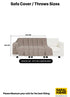 TIC-TAC Velvet Cotton Sofa Throw-Cover