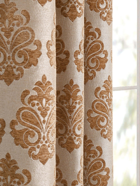 MEDALLION Chenille Jacquard Curtains