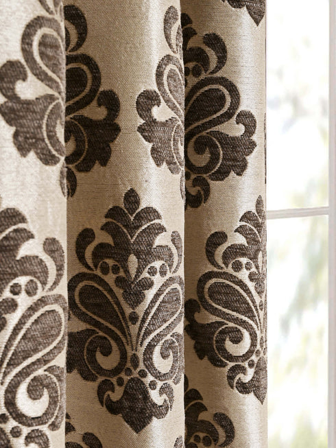 MEDALLION Chenille Jacquard Curtains