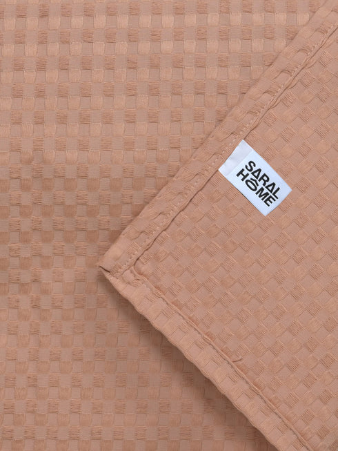 WAFFLE Cotton Sofa Throw-Cover