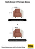 Waffle Cotton Sofa Throw Cover | Textured Weave