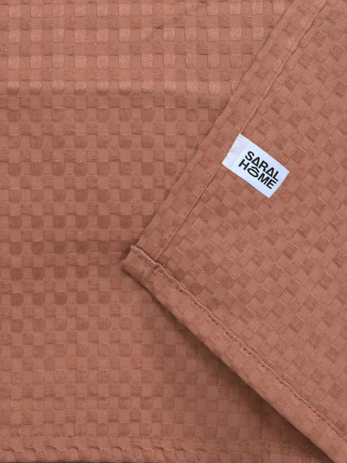 WAFFLE Cotton Sofa Throw-Cover