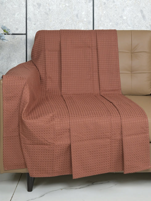 WAFFLE Cotton Sofa Throw-Cover