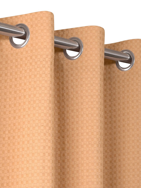 Maroon cotton blackout curtains