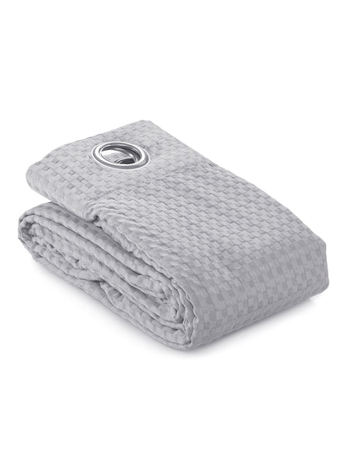 Rust Checkered curtains