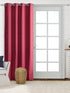 Beige cotton blackout curtains
