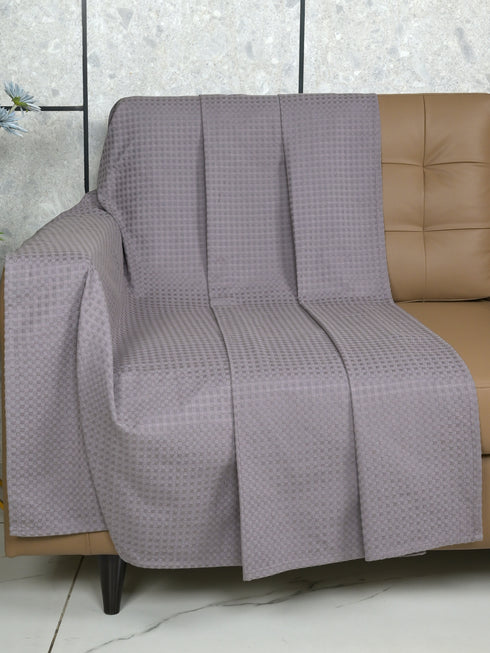 WAFFLE Cotton Sofa Throw-Cover