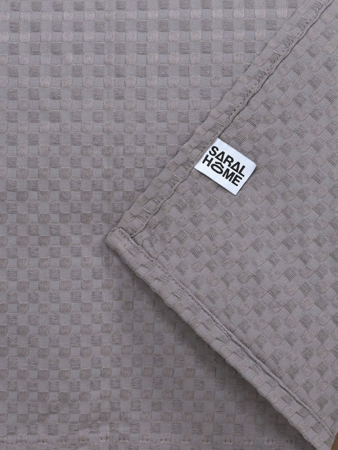 WAFFLE Cotton Sofa Throw-Cover