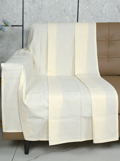 WAFFLE Cotton Sofa Throw-Cover