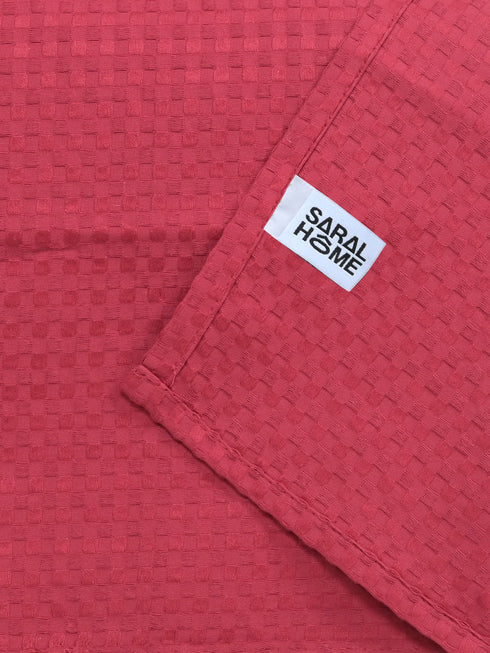 WAFFLE Cotton Sofa Throw-Cover