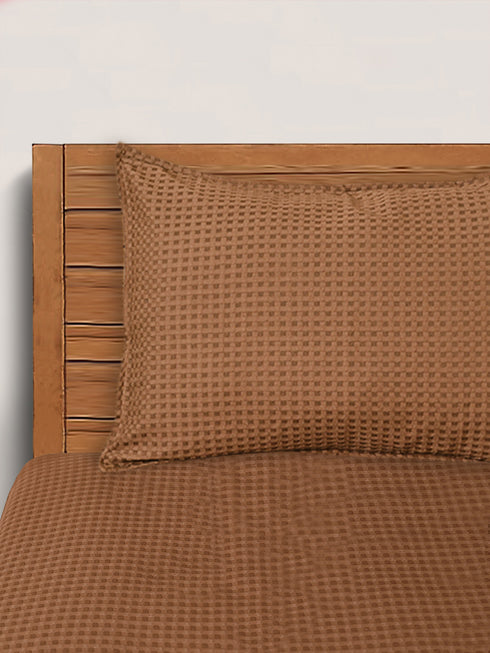 WAFFLE Cotton Bed Cover-Sheet