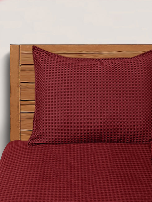 WAFFLE Cotton Bed Cover-Sheet