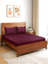 Maroon cotton bedsheets