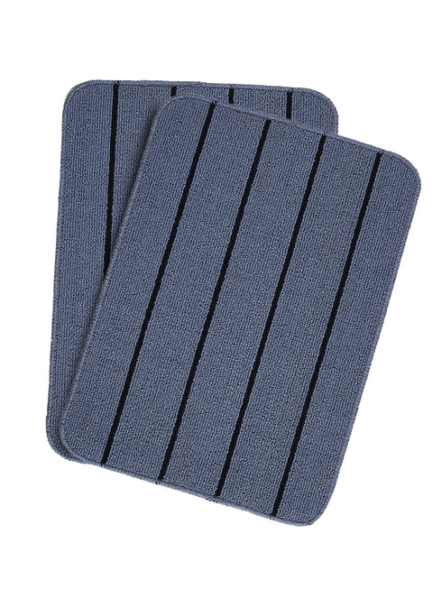 LOOP STRIPE Anti-Slip Door Mat | Set of 2