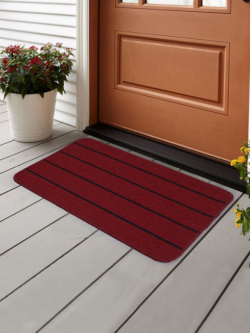 LOOP STRIPE Anti-Slip Door Mat | Set of 2