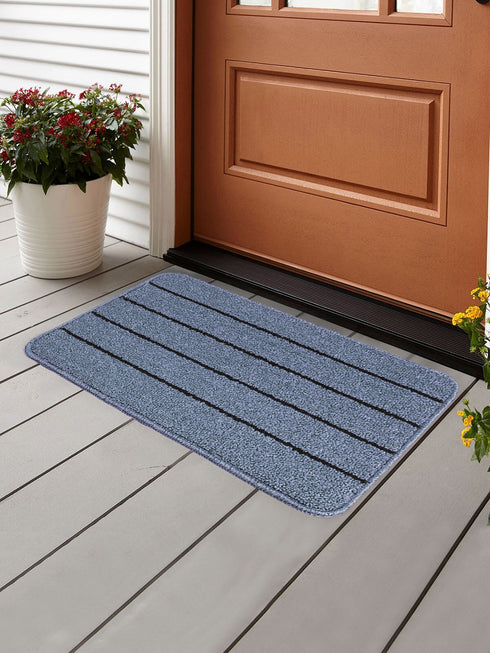 LOOP STRIPE Anti-Slip Door Mat | Set of 2