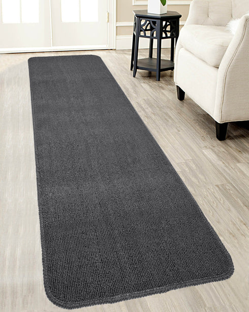 Solid Plain Floor Runner | Soft, Durable & Washable | Ideal for Hallway or Bedside Use