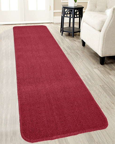 Solid Plain Floor Runner | Soft, Durable & Washable | Ideal for Hallway or Bedside Use