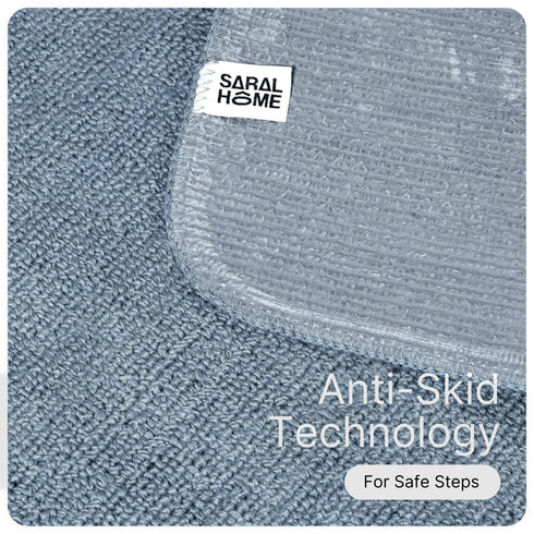 Solid Plain Floor Runner | Soft, Durable & Washable | Ideal for Hallway or Bedside Use