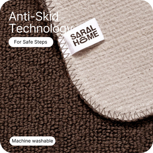 Solid Plain Floor Runner | Soft, Durable & Washable | Ideal for Hallway or Bedside Use
