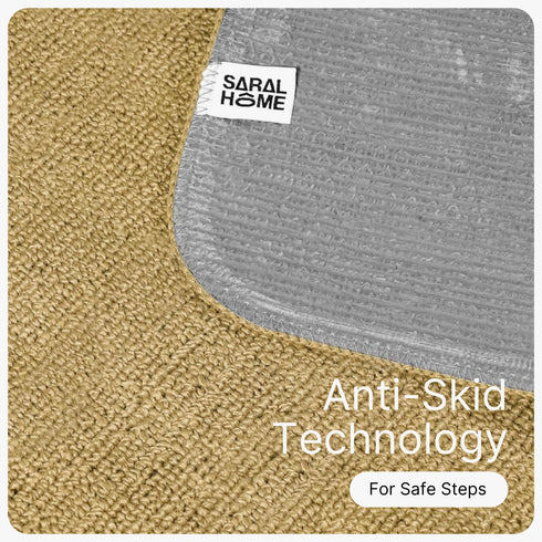 Solid Plain Floor Runner | Soft, Durable & Washable | Ideal for Hallway or Bedside Use