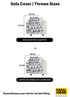 Hill Polyester Cotton Sofa Throw Cover | Mountain Texture