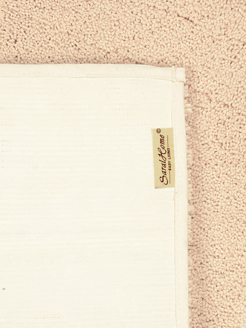 Buy SOS 1293 Cotton Anti Slip Bathmat Set Brown, 45x60 cm & 45x50 cm Contour in india