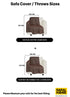 140x125 cm (2Pcs for 2 chair)