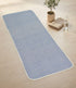 Plain Solid Cotton Anti-Slip Yoga Mat | Polyester Backing | Cushion Comfort