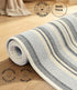 Stripe Cotton Yoga Mat – Breathable & Sweat-Resistant