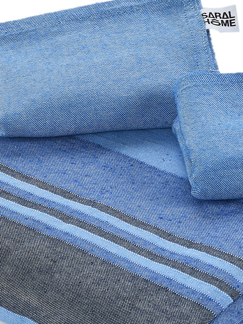 Joy Handwoven Cotton Bed Cover Set – Light Textured Finish | Vibrant Look