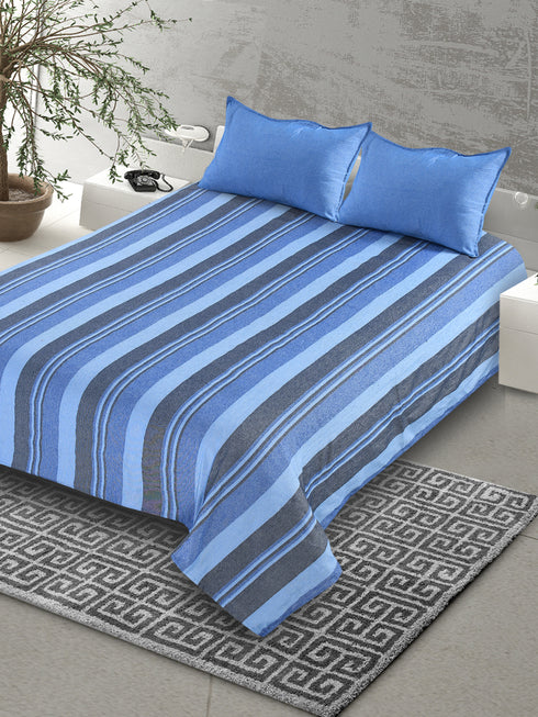 Joy Handwoven Cotton Bed Cover Set – Light Textured Finish | Vibrant Look