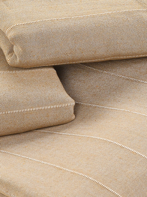 Sansaar Chawla Handwoven Cotton Bed Cover Set – Traditional Woven Detailing