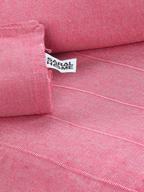 Sansaar Chawla Handwoven Cotton Bed Cover Set – Traditional Woven Detailing