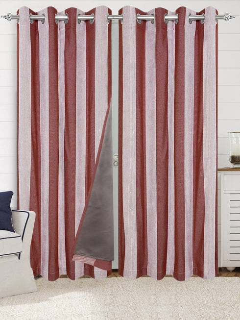 Maroon / BLACKOUT - 1 Pc / 4x7 Feet