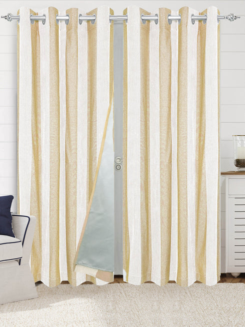 Beige / BLACKOUT - 1 Pc / 4x9 Feet