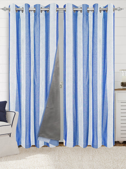 Blue / BLACKOUT - 1 Pc / 4x9 Feet