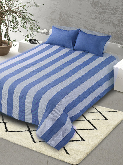 BAMBOO Cotton Bed Cover-Sheet + 2 Pillow Covers