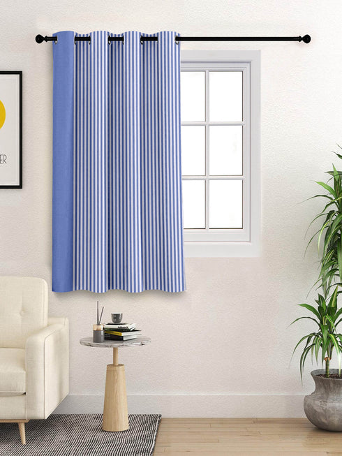 EVEN STRIPE Cotton Curtains.