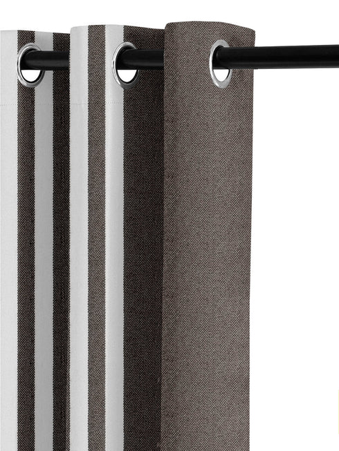 EVEN STRIPE Cotton Curtains.