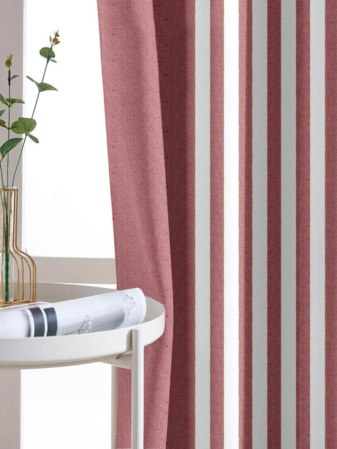 EVEN STRIPE Cotton Curtains.