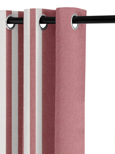 EVEN STRIPE Cotton Curtains.