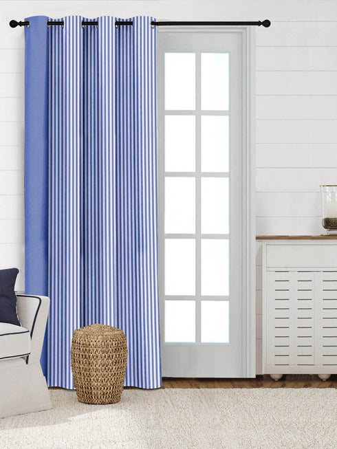 EVEN STRIPE Cotton Curtains.