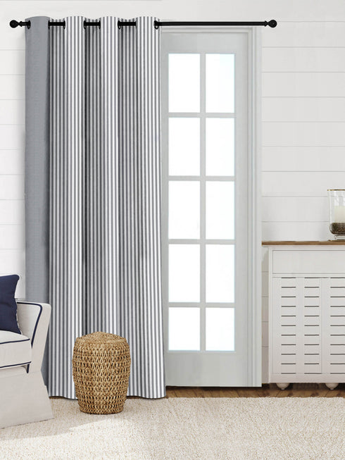 EVEN STRIPE Cotton Curtains.