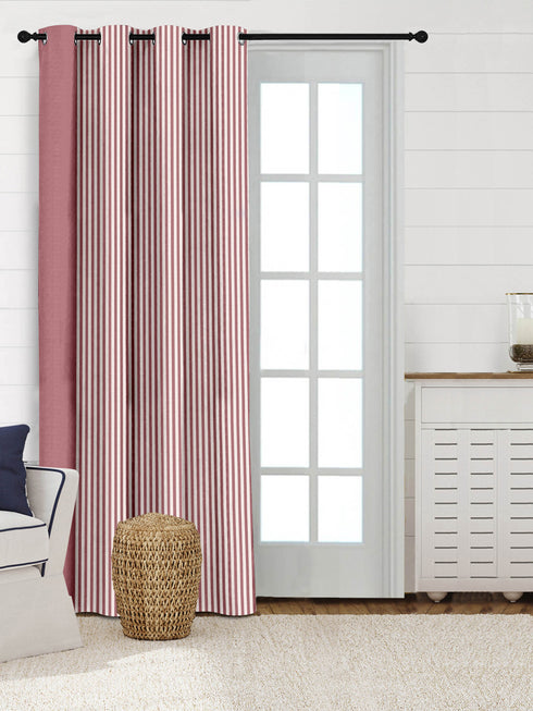EVEN STRIPE Cotton Curtains.