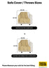 Chenille Velvet Sofa Throw Cover | Classic Shine