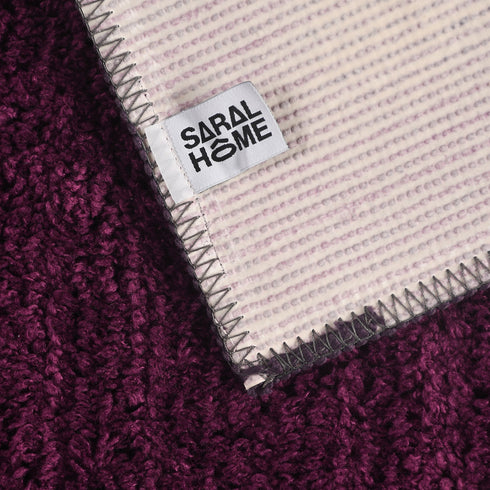 Cotton bathmat set with runner