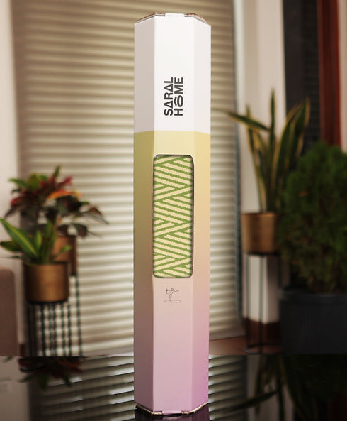 GIFT BOX | SHAKTI Anti-Slip Yoga Mat 70x170CM | Microfiber Yoga Mat | For Gift & Daily Use